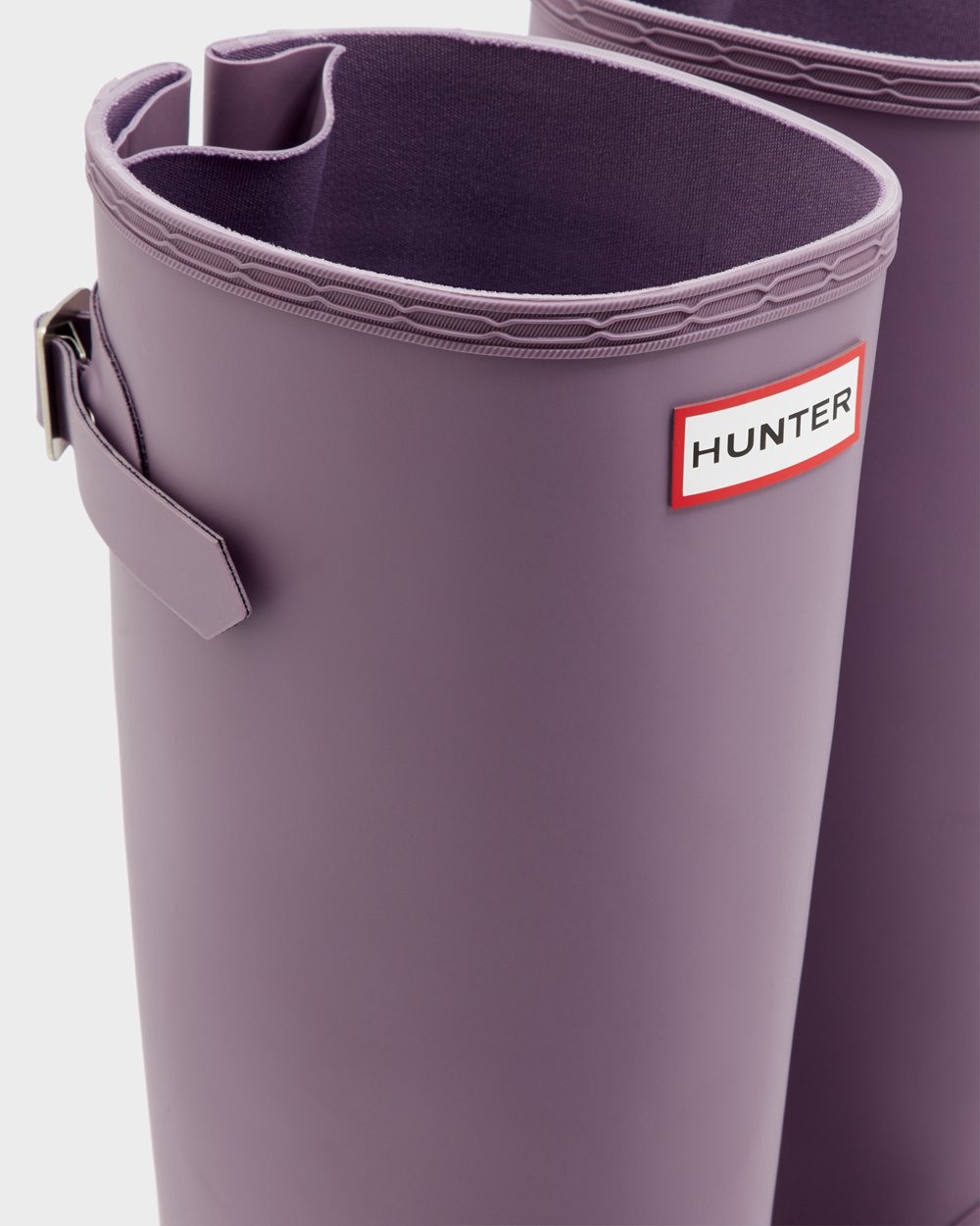 Womens Hunter Original Back Adjustable - Tall Rain Boots Purple - 1750-TJLWC